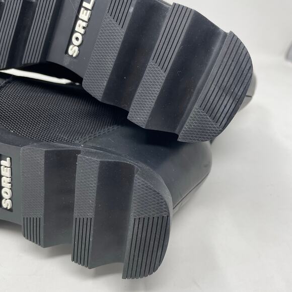 Sorel Joan Of Arctic Wedge III Lexie Boots Black Waterproof Lace Up Ankle 7.5 - Picture 12 of 17